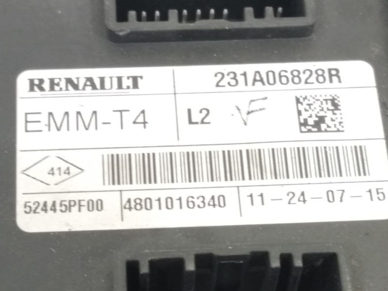Recambio de modulo electronico para renault clio iv limited referencia OEM IAM 231A06828R  