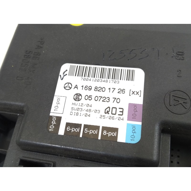 Recambio de modulo electronico para mercedes-benz clase a (w169) a 200 cdi (169.008) referencia OEM IAM A1698201726  