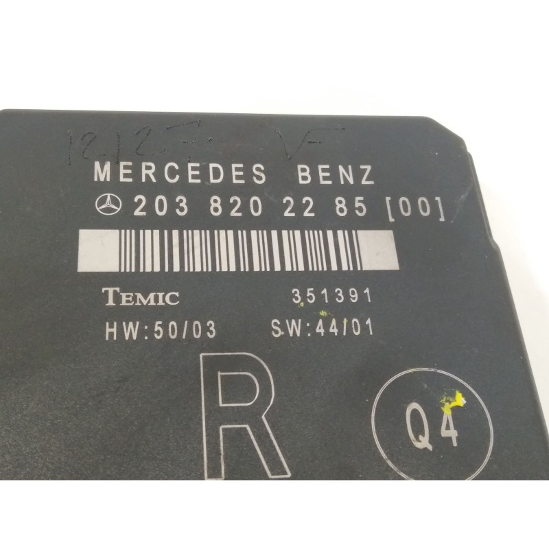 Recambio de modulo electronico para mercedes-benz clase c (w203) berlina 270 cdi (203.016) referencia OEM IAM 2038202285  
