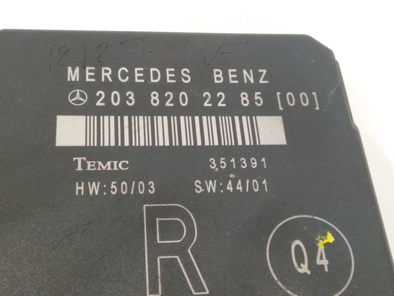 Recambio de modulo electronico para mercedes-benz clase c (w203) berlina 270 cdi (203.016) referencia OEM IAM 2038202285  
