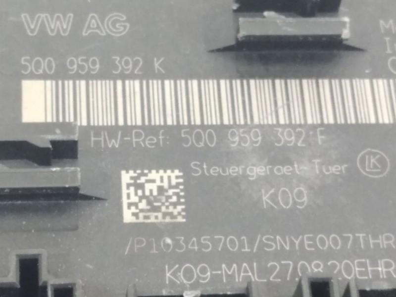 Recambio de modulo confort para audi a3 sportback (8y) gy referencia OEM IAM 5Q0959392K  5Q0959392F