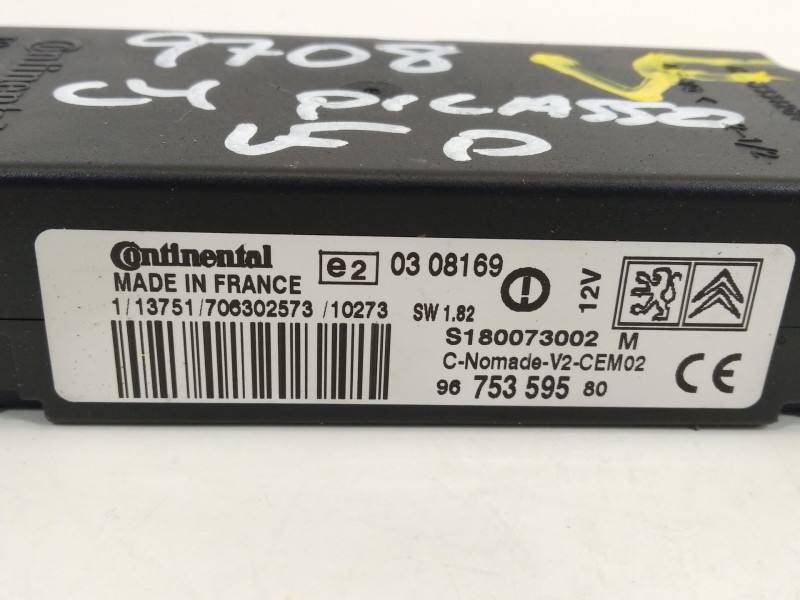 Recambio de modulo electronico para citroën c4 picasso avatar referencia OEM IAM 9675359580  