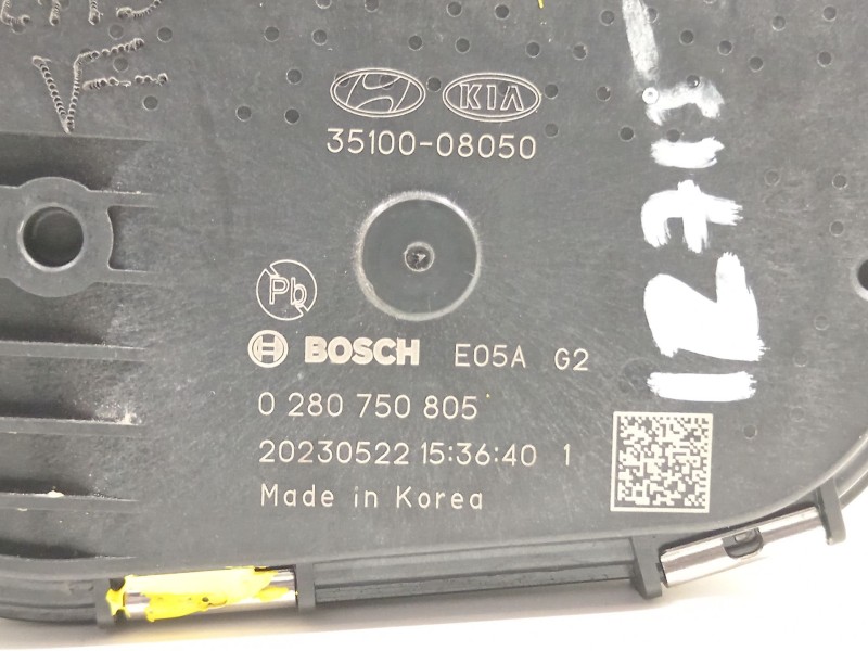 Recambio de caja mariposa para kia stonic (ybcuv) referencia OEM IAM 3510008050  