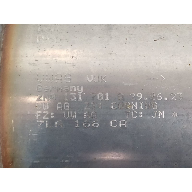 Recambio de catalizador para volkswagen crafter kasten (sy) furgón 35 bl ta fwd referencia OEM IAM 7LA131780B 2N0131701G 