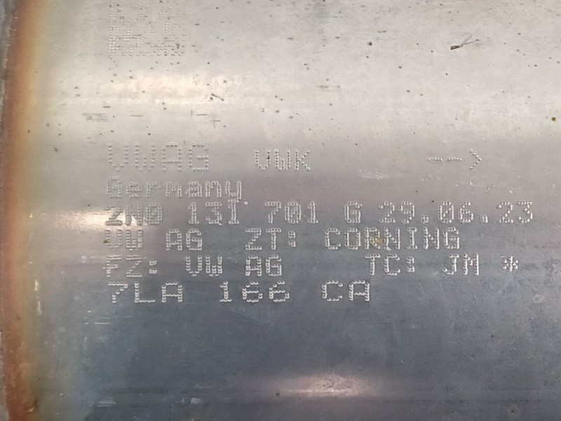 Recambio de catalizador para volkswagen crafter kasten (sy) furgón 35 bl ta fwd referencia OEM IAM 7LA131780B 2N0131701G 