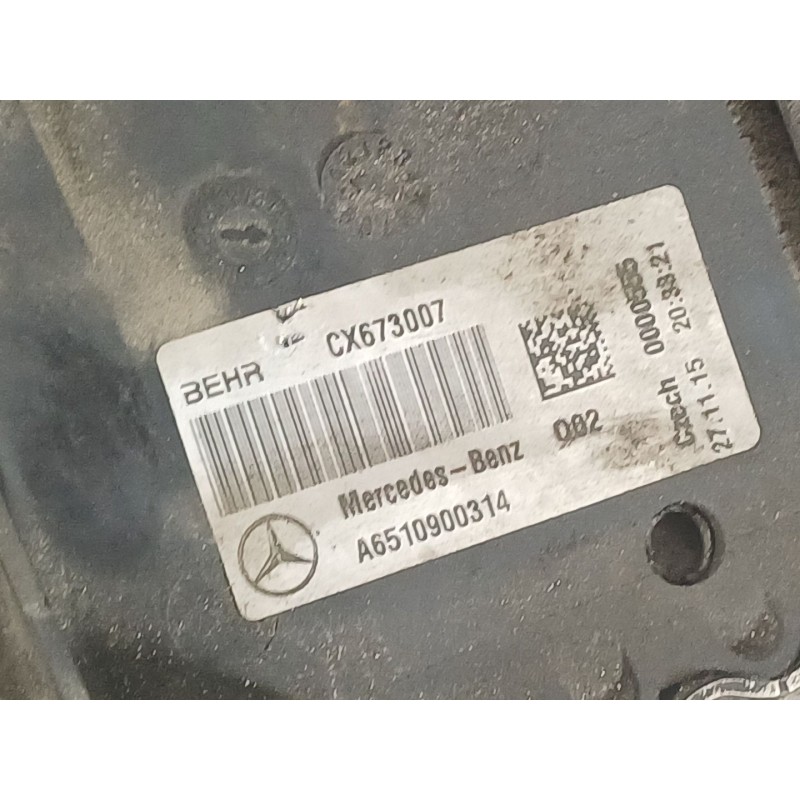 Recambio de intercooler para mercedes-benz clase c coupé (c205) c 220 d (205.304) referencia OEM IAM A6510900314  