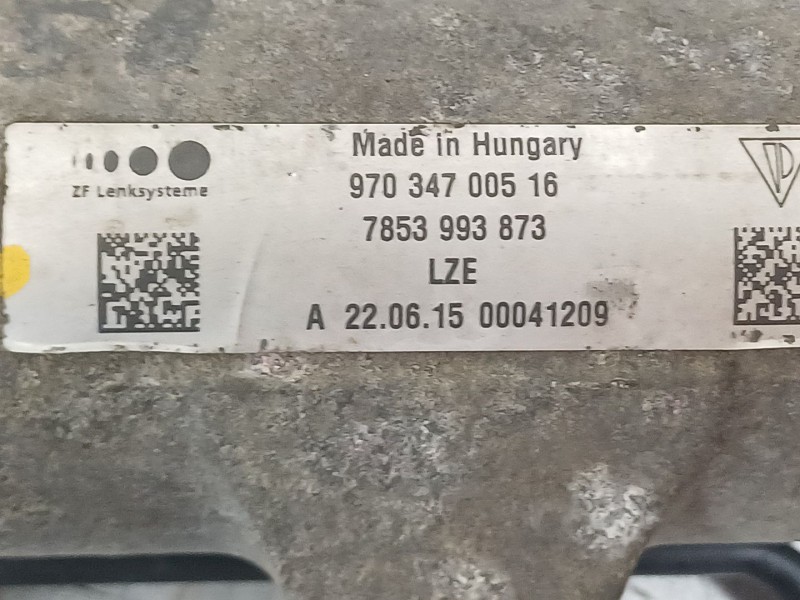 Recambio de cremallera direccion para porsche panamera diesel referencia OEM IAM 97034700516  