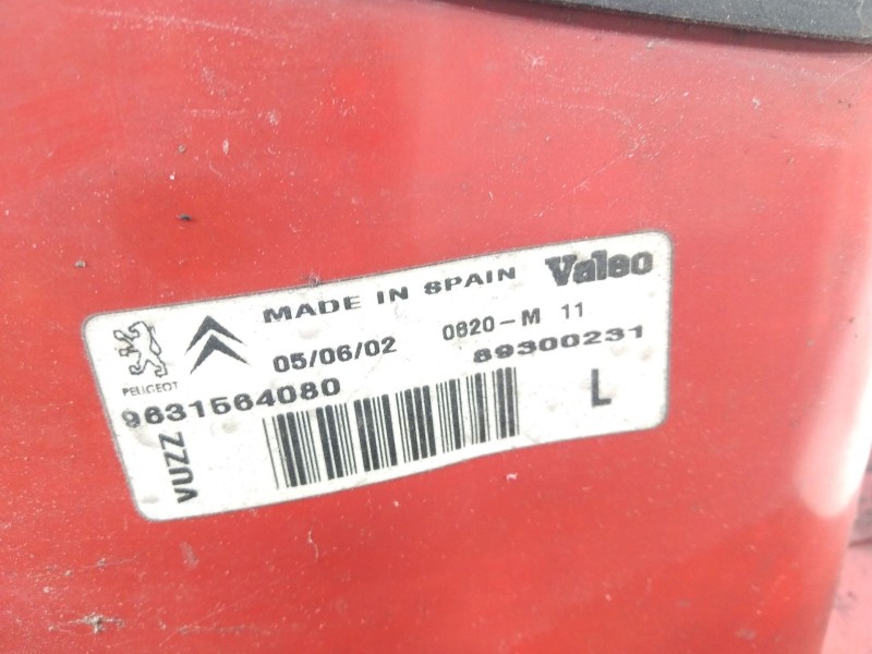 Recambio de piloto trasero izquierdo para citroën xsara picasso (n68) 1.6 referencia OEM IAM 9631564080  