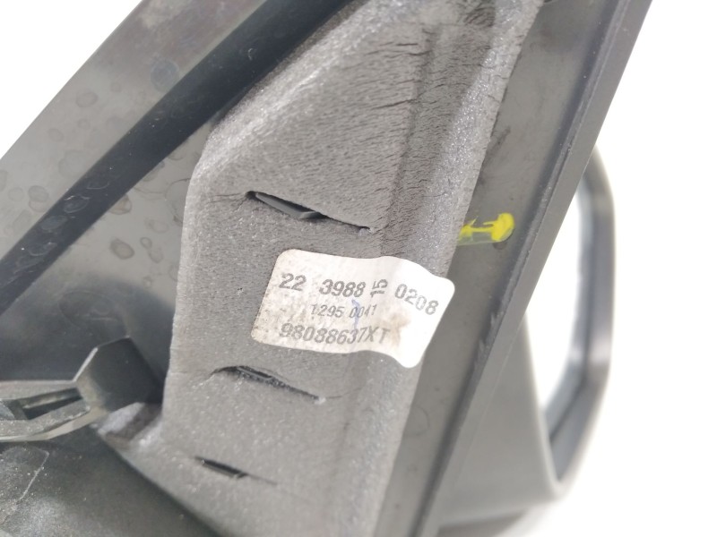Recambio de retrovisor derecho para peugeot 308 style referencia OEM IAM 98088637XT  