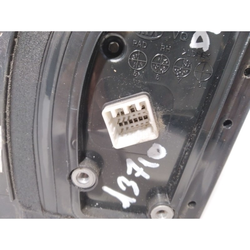 Recambio de retrovisor derecho para kia carnival / grand carnival iii (vq) 2.9 crdi referencia OEM IAM 876204D231  