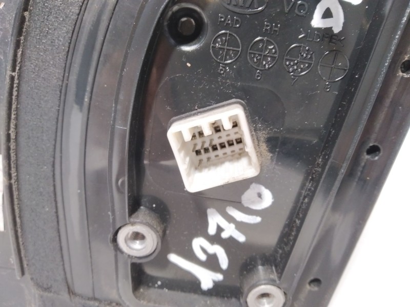 Recambio de retrovisor derecho para kia carnival / grand carnival iii (vq) 2.9 crdi referencia OEM IAM 876204D231  