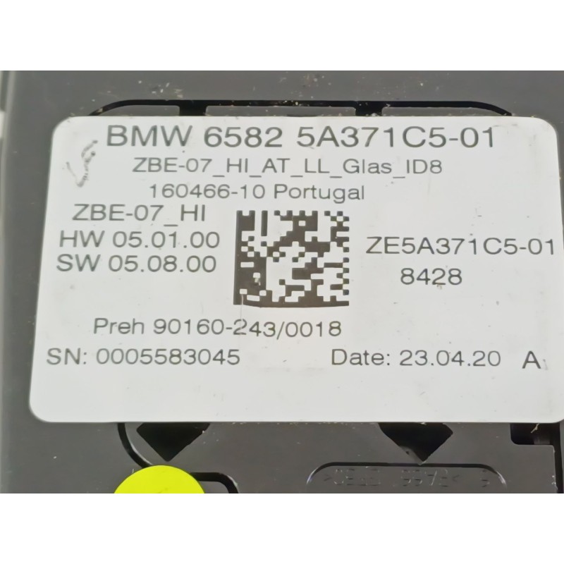 Recambio de mando multifuncion para bmw 4 coupé (g22, g82) m4 competition m xdrive referencia OEM IAM 65825A371C5  65825A371B3