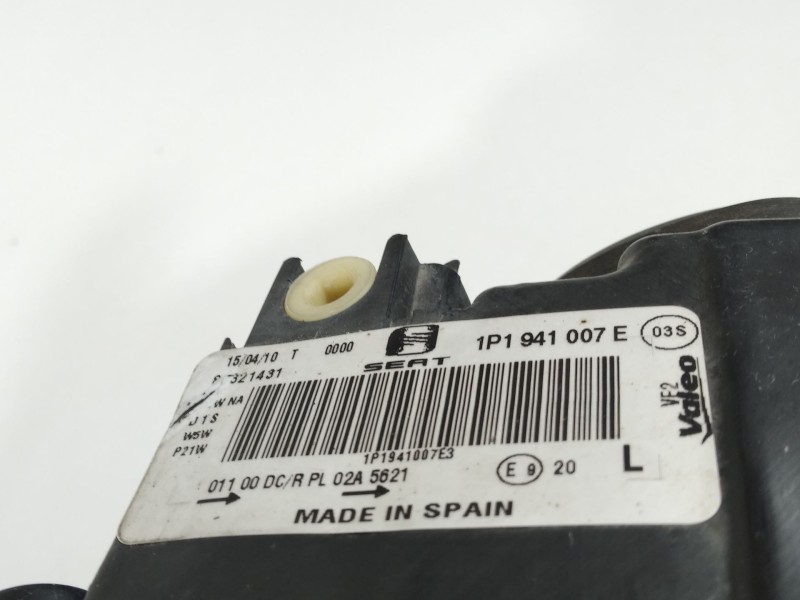 Recambio de faro izquierdo para seat altea xl (5p5, 5p8) 1.6 tdi referencia OEM IAM 1P1941007E  