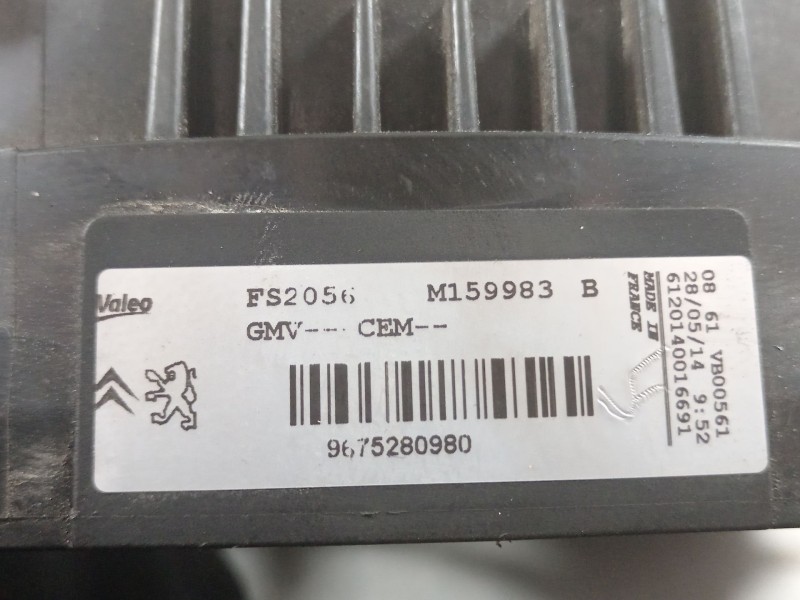 Recambio de electroventilador para peugeot 208 i (ca_, cc_) 1.2 vti 82 referencia OEM IAM 9675280980  