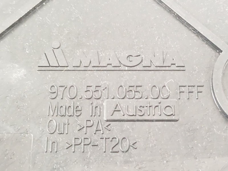 Recambio de guarnecido porton trasero para porsche panamera diesel referencia OEM IAM 970551055006B0  