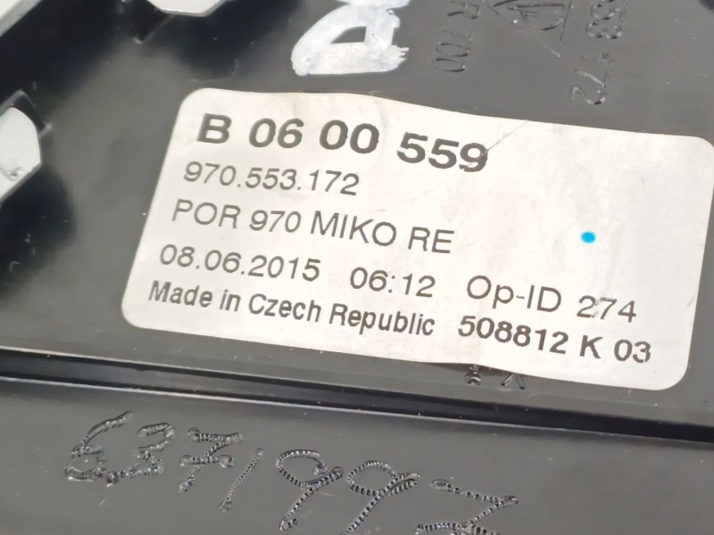 Recambio de rejilla aireadora para porsche panamera diesel referencia OEM IAM 970553172  