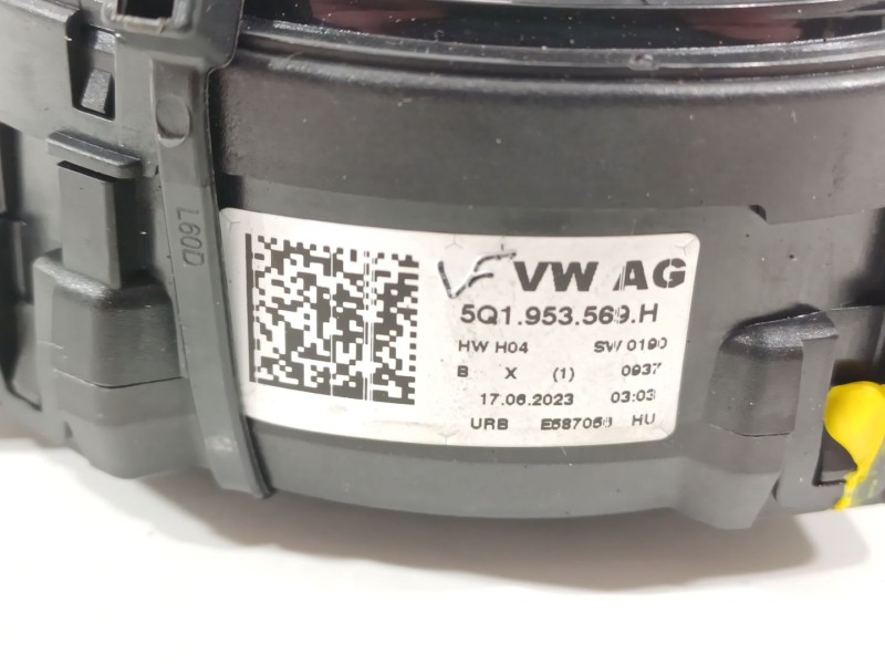 Recambio de anillo airbag para volkswagen crafter kasten (sy) furgón 35 bl ta fwd referencia OEM IAM 5Q1953569H  