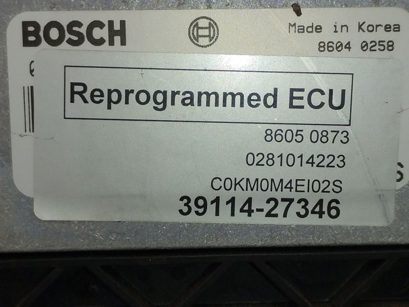 Recambio de centralita motor uce para kia sportage ii (je_, km_) 2.0 crdi 4wd referencia OEM IAM 9311427346 3911727346 028101422