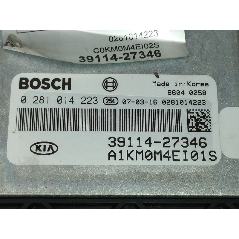 Recambio de centralita motor uce para kia sportage ii (je_, km_) 2.0 crdi 4wd referencia OEM IAM 9311427346 3911727346 028101422