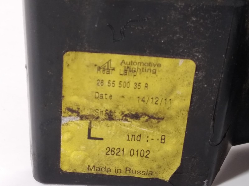 Recambio de piloto trasero izquierdo para dacia duster ambiance 4x2 referencia OEM IAM 265550035R  