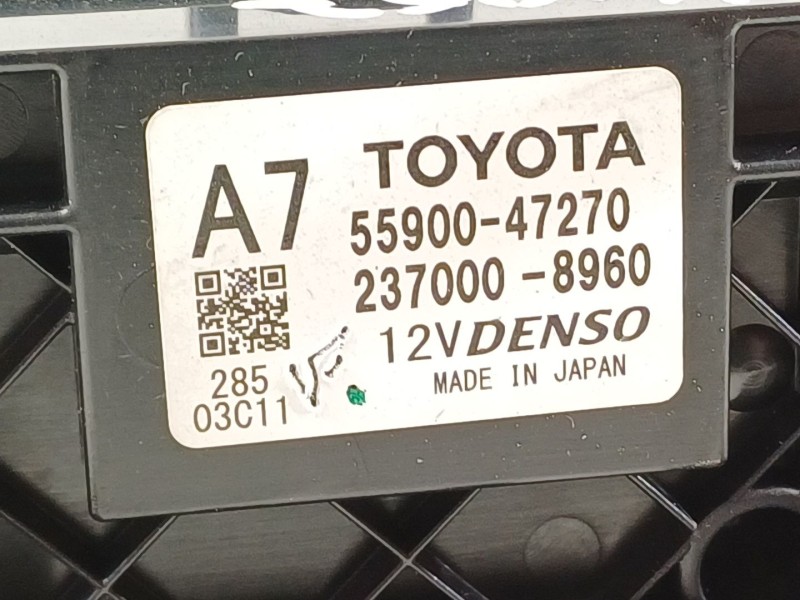 Recambio de mando climatizador para toyota prius plus van (_w4_) 1.8 hybrid (zvw40) referencia OEM IAM 5590047270  