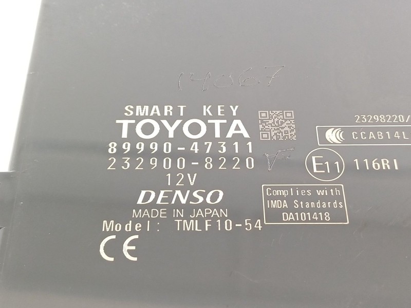 Recambio de modulo electronico para toyota prius plus van (_w4_) 1.8 hybrid (zvw40) referencia OEM IAM 8999047311  