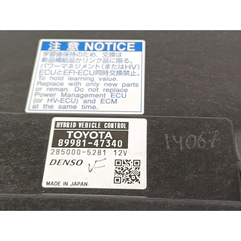 Recambio de modulo electronico para toyota prius plus van (_w4_) 1.8 hybrid (zvw40) referencia OEM IAM 8998147340  2850005281