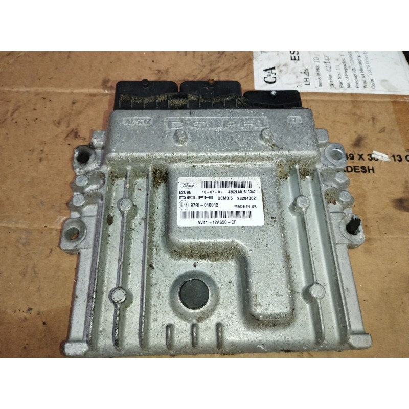 Recambio de centralita motor uce para ford kuga i 2.0 tdci referencia OEM IAM AV4112A650CF  