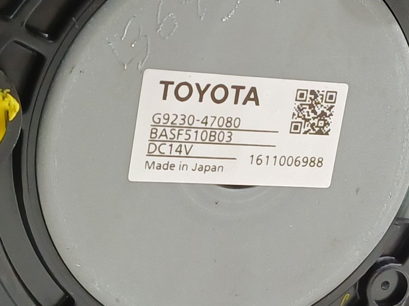 Recambio de ventilador calefaccion para toyota c-hr (_x1_) 1.8 hybrid (zyx10_, zyx11_) referencia OEM IAM G923047080  