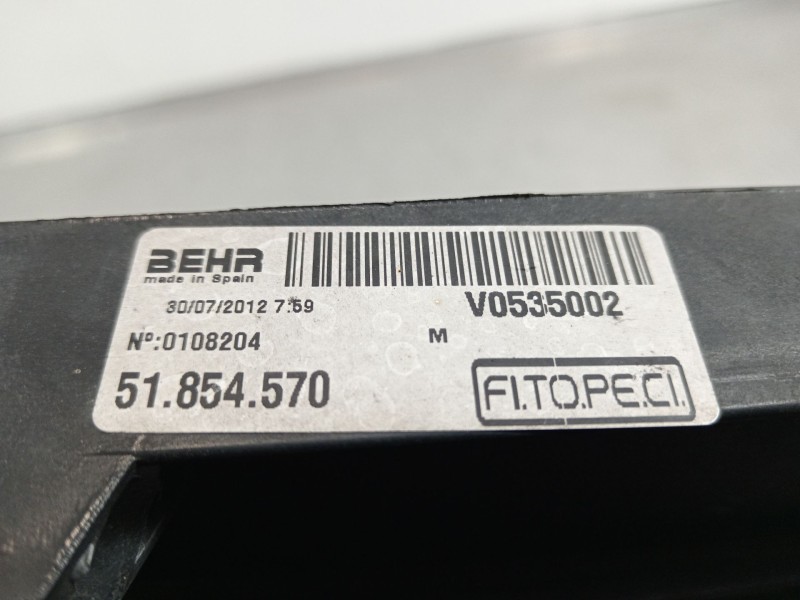 Recambio de electroventilador para peugeot bipper avantage referencia OEM IAM 51854570  