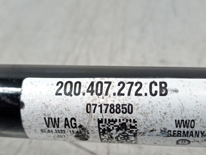 Recambio de transmision delantera derecha para seat ibiza v (kj1, kjg) 1.0 tsi referencia OEM IAM 2Q0407272CB  