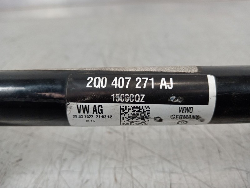 Recambio de transmision delantera izquierda para seat ibiza v (kj1, kjg) 1.0 tsi referencia OEM IAM 2Q0407271AJ  