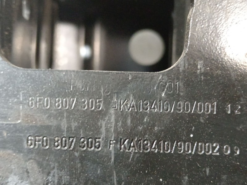 Recambio de refuerzo paragolpes trasero para seat ibiza v (kj1, kjg) 1.0 tsi referencia OEM IAM 6F0807305  