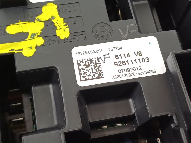 Recambio de caja reles / fusibles para bmw 1 (f21) 116 i referencia OEM IAM 6114926111103  926111103