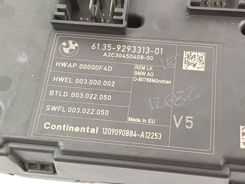 Recambio de caja reles / fusibles para bmw 1 (f21) 116 i referencia OEM IAM 61359293313  