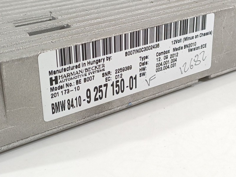 Recambio de modulo electronico para bmw 1 (f21) 116 i referencia OEM IAM 84109257150  