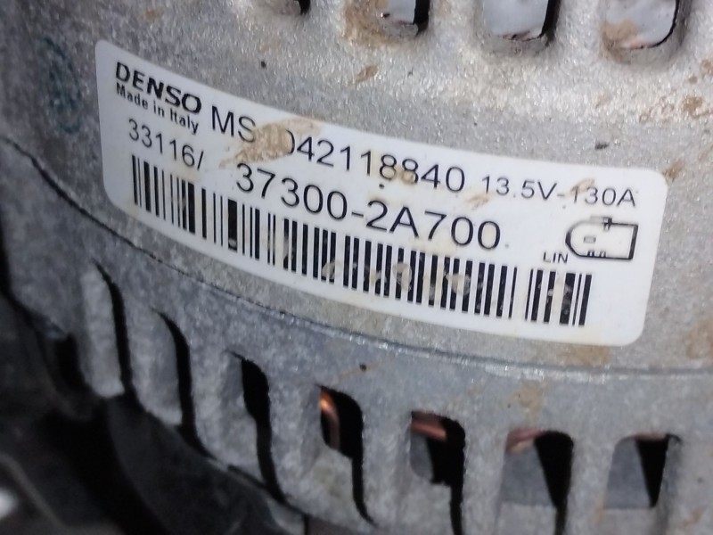 Recambio de alternador para hyundai tucson essence bluedrive 2wd referencia OEM IAM 373002A700  MS1042118840