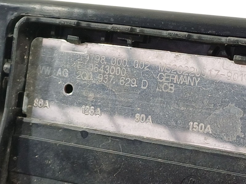 Recambio de caja reles / fusibles para seat ibiza (kj1) referencia OEM IAM 2Q0937548D  