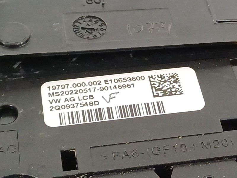 Recambio de caja reles / fusibles para seat ibiza (kj1) referencia OEM IAM 2Q0937548D  