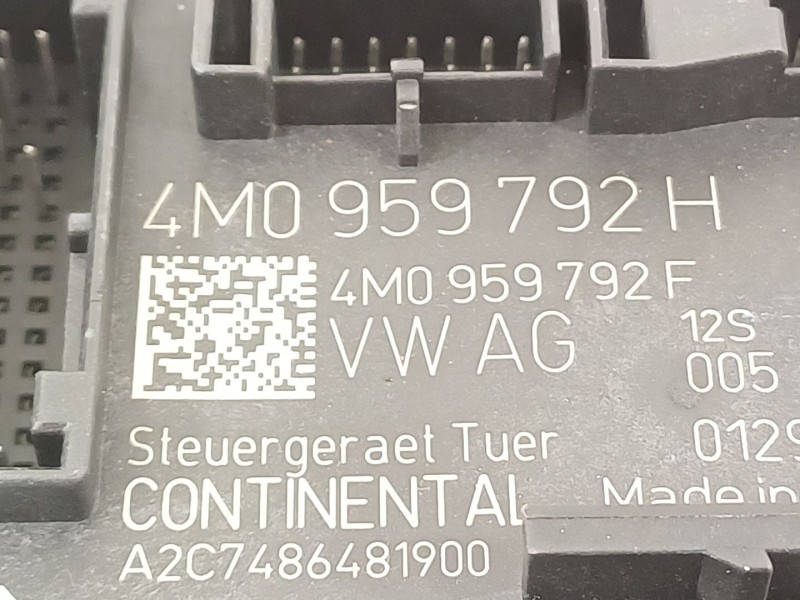 Recambio de modulo electronico para audi a5 sportback (f5a) advanced quattro referencia OEM IAM 4M0959792H  