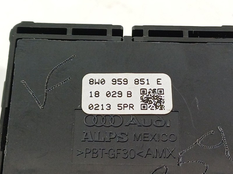 Recambio de mando elevalunas delantero izquierdo para audi a5 sportback (f5a) advanced quattro referencia OEM IAM 8W0959851E  