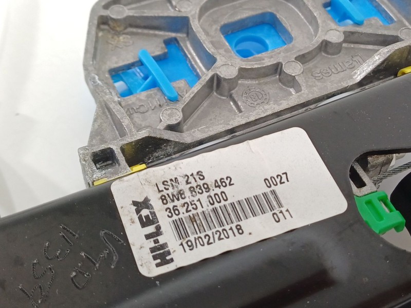 Recambio de elevalunas trasero derecho para audi a5 sportback (f5a) advanced quattro referencia OEM IAM 8W8839462  8W0959802