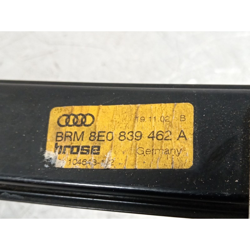 Recambio de elevalunas trasero derecho para audi a4 berlina (8e) 1.9 tdi (96kw) referencia OEM IAM 8E0839462A 8E0959802A 