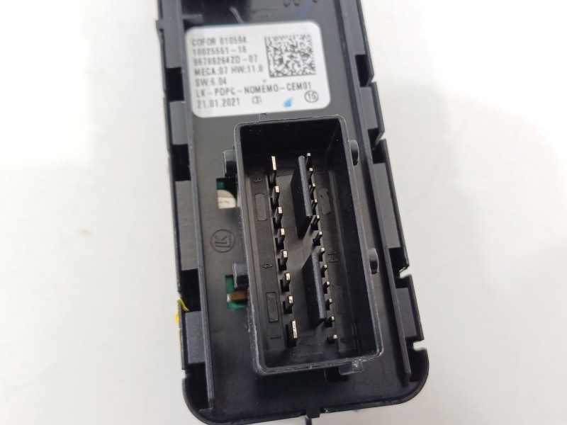 Recambio de mando elevalunas delantero izquierdo para citroën c4 iii (ba_, bb_, bc_) 1.2 puretech 130 (bahnsa, bahnsb) referenci