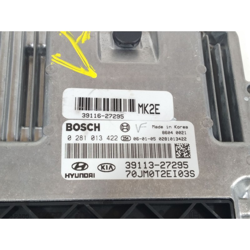Recambio de centralita motor uce para hyundai tucson (jm) 2.0 crdi referencia OEM IAM 3911627295 3911327295 0281013422