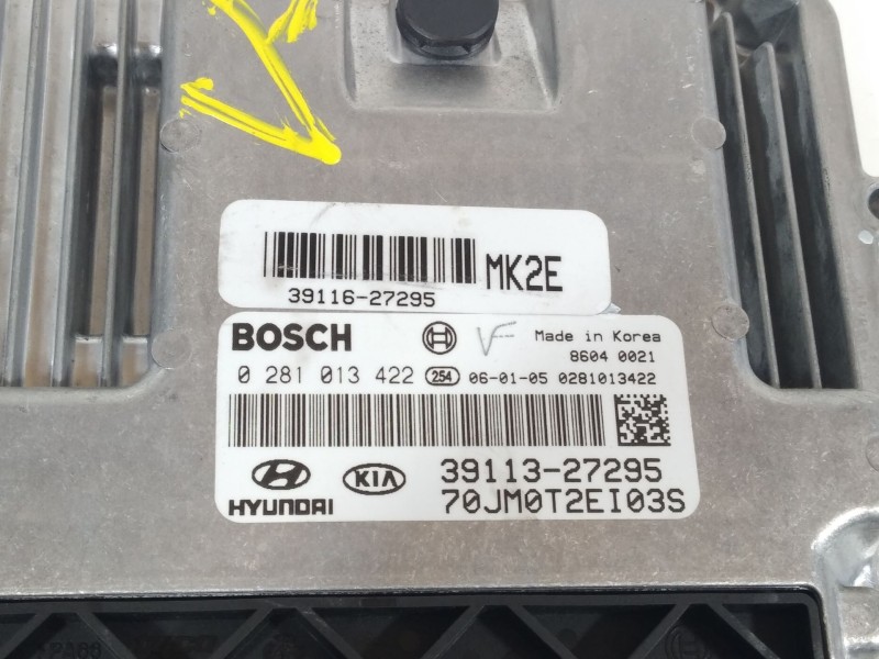 Recambio de centralita motor uce para hyundai tucson (jm) 2.0 crdi referencia OEM IAM 3911627295 3911327295 0281013422