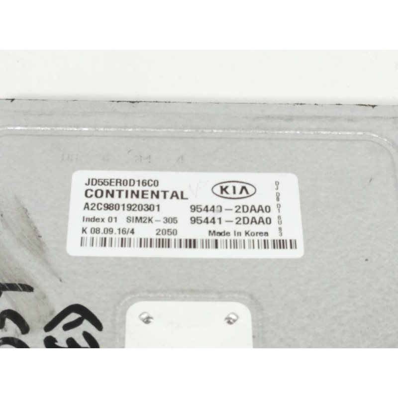 Recambio de centralita cambio automatico para kia cee´d (jd) 1.6 crdi 136 referencia OEM IAM 954402DAA0  954412DAA0
