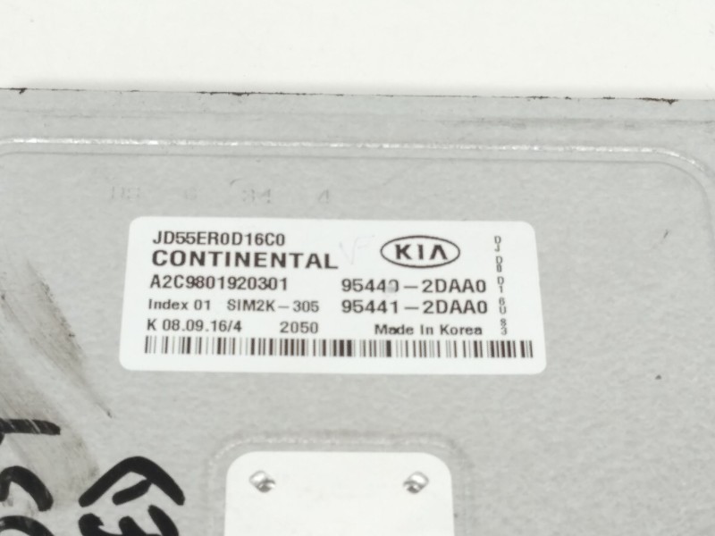 Recambio de centralita cambio automatico para kia cee´d (jd) 1.6 crdi 136 referencia OEM IAM 954402DAA0  954412DAA0