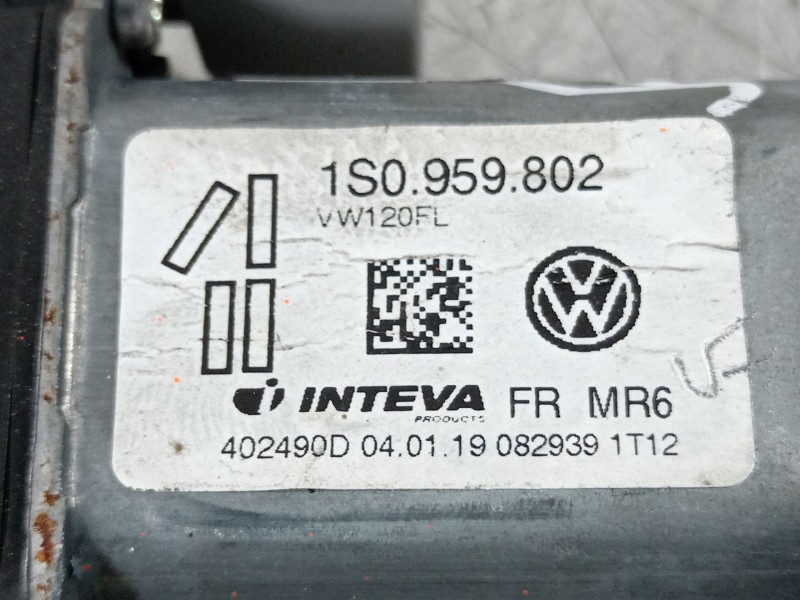 Recambio de elevalunas delantero izquierdo para volkswagen up gti referencia OEM IAM 1S3837461A 1S0959802 