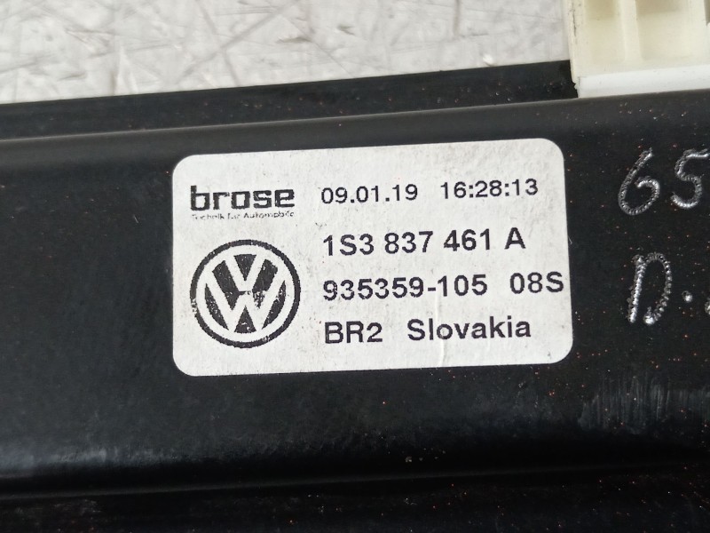 Recambio de elevalunas delantero izquierdo para volkswagen up gti referencia OEM IAM 1S3837461A 1S0959802 